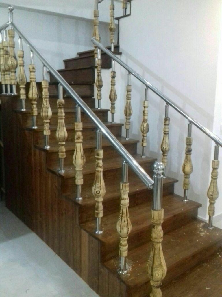 نرده چوبی- نرده استیل ایران